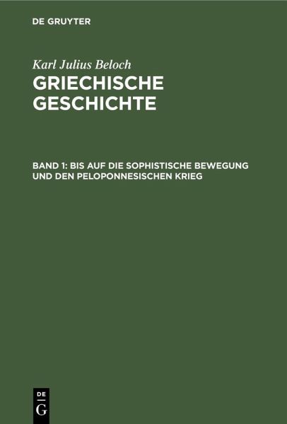 Bis auf die sophistische Bewegung und den Peloponnesischen Krieg (eBook, PDF)