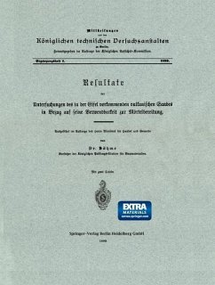 Cover Resultate der Untersuchungen des in der Eifel vorkommenden vulkanischen Sandes in Bezug auf seine Verwendbarkeit zur Mörtelbereitung (eBook, PDF)