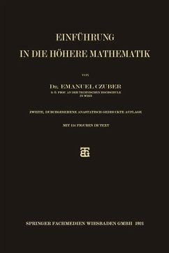 Einführung in die höhere Mathematik (eBook, PDF) - Czuber, Emanuel