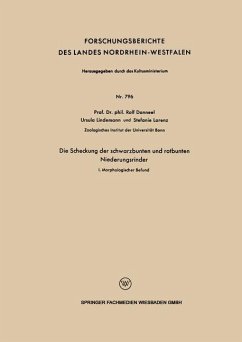 Cover Die Scheckung der schwarzbunten und rotbunten Niederungsrinder (eBook, PDF)