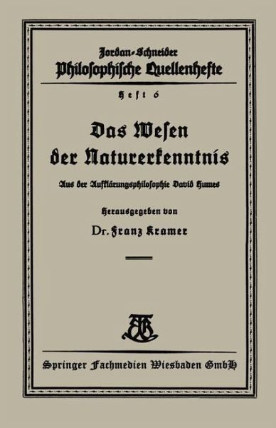 Das Wesen der Naturerkenntnis (eBook, PDF) Das Wesen der Naturerkenntnis (eBook, PDF)