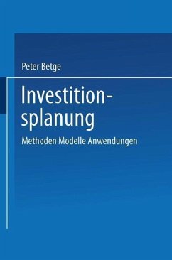 Cover Investitionsplanung (eBook, PDF)