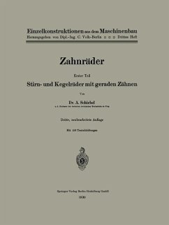 Zahnräder (eBook, PDF) - Schiebel, Adalbert; Lindner, Wolfram