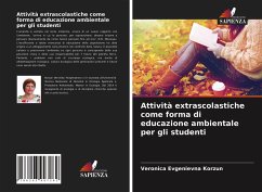 Attività extrascolastiche come forma di educazione ambientale per gli studenti - Korzun, Veronica Evgenievna