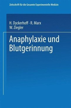 Cover Anaphylaxie und Blutgerinnung (eBook, PDF)