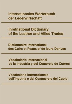 Internationales Wörterbuch der Lederwirtschaft. (eBook, PDF) - Freudenberg, Walter
