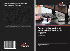 Prova metrologica di prodotti dell'industria leggera - Tosheva, Nigora