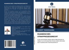 RUANDISCHES STRAFPROZESSRECHT - Maniragaba, Robert