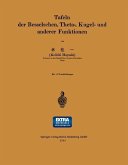 Tafeln der Besselschen, Theta-, Kugel- und anderer Funktionen (eBook, PDF)