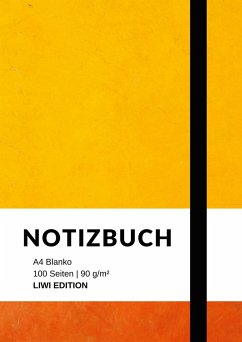 Notizbuch A4 blanko - 100 Seiten 90g/m² - Soft Cover - FSC Papier - A4, Notizbuch;A4, Notebook