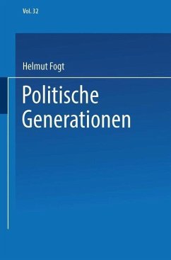 Politische Generationen (eBook, PDF) - Fogt, Helmut