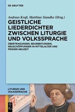 Cover Geistliche Liederdichter zwischen Liturgie und Volkssprache (eBook, ePUB)