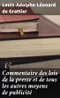 Commentaire des lois de la presse et de... - Bild 1
