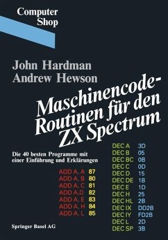 Maschinencode - Routinen für den ZX Spectrum (eBook, PDF) - Hardman; Hewson