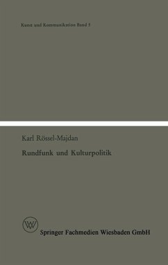 Cover Rundfunk und Kulturpolitik (eBook, PDF)