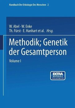 Methodik; Genetik der Gesamtperson (eBook, PDF) - Abel, W.; Luxenburger, H.; Pfaundler, M. V.; Weninger, J.; Enke, W.; Fürst, Th.; Hanhart, E.; Kemp, T.; Koller, S.; Kretschmer, E.; Kroh, O.; Loeffler, L.
