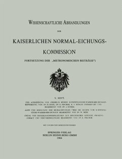 Cover Die Dichte und Ausdehnung von Chemisch Reinen Schwefelsäure-Wasser-Mischungen / Die Grundlagen und Resultate der Beobachtungen über die Dichte von Schwefelsäure-Wasser-Mischungen / Untersuchung von Handels-Schwefelsäuren auf Specifisches Gewicht, Prozentgehalt und Verunreinigungen (eBook, PDF)