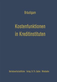 Kostenfunktionen in Kreditinstituten (eBook, PDF) - Bräutigam, Jochen