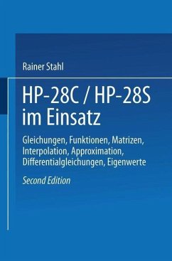 HP-28C / HP28S im Einsatz (eBook, PDF) - Stahl, Rainer