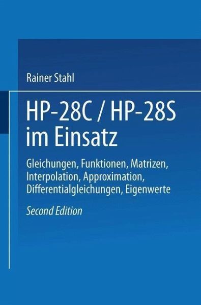 HP-28C / HP28S im Einsatz (eBook, PDF) HP-28C / HP28S im Einsatz (eBook, PDF)