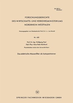 Cover Das elektrische Massenfilter als Isotopentrenner (eBook, PDF)