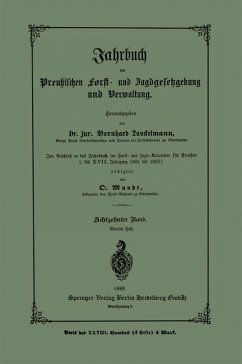 Cover Jahrbuch der preußischen Forst- und Jagdgesetzgebung und Verwaltung (eBook, PDF)