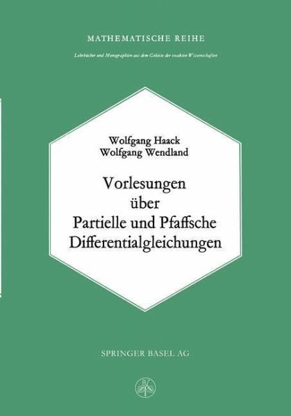 Vorlesungen über Partielle und Pfaffsche Differentialgleichungen (eBook, PDF)
