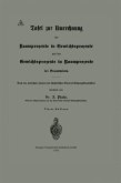 Tafel zur Umrechnung der Raumprozente in Gewichtsprozente und der Gewichtsprozente in Raumprozente bei Branntweinen (eBook, PDF)