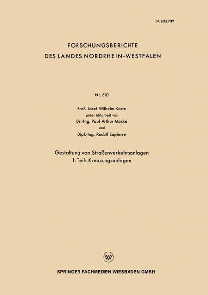 Gestaltung von Straßenverkehrsanlagen (eBook, PDF)
