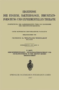 Cover Geburtenhäufigkeit, Säuglingssterblichkeit und Säuglingsschutz in den Ersten Beiden Kriegsjahren (eBook, PDF)