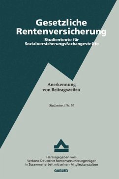 Anerkennung von Beitragszeiten (eBook, PDF) - Föhlinger, Werner