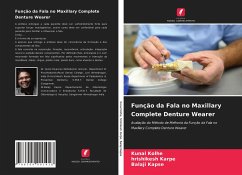Cover Função da Fala no Maxillary Complete Denture Wearer
