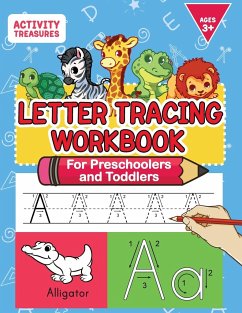 Letter Tracing Workbook For Preschoolers And Toddlers - Treasures, Activity