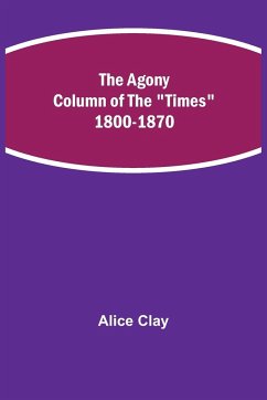 Cover The Agony Column of the 
