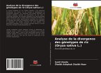Analyse de la divergence des génotypes de riz (Oryza sativa L.)