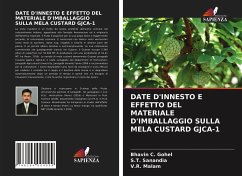 DATE D'INNESTO E EFFETTO DEL MATERIALE D'IMBALLAGGIO SULLA MELA CUSTARD GJCA-1 - Gohel, Bhavin C.;Sanandia, S.T.;Malam, V.R.