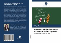 Cover Sprachliche Individualität als semiotisches System