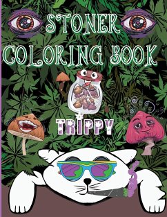 Stoner Coloring Book Trippy - Manor, Steven Cottontail