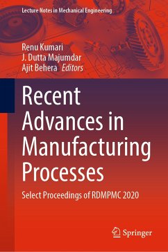 Recent Advances in Manufacturing Processes (eBook, PDF)