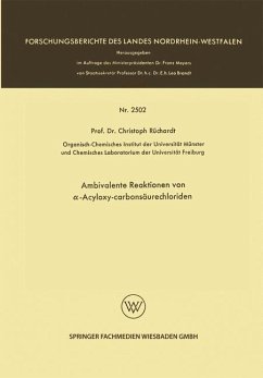 Cover Ambivalente Reaktionen von a-Acyloxy-Carbonsäurechloriden (eBook, PDF)