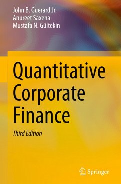 Quantitative Corporate Finance - Guerard, John B.;Saxena, Anureet;Gültekin, Mustafa N.