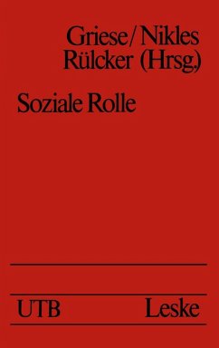 Cover Soziale Rolle (eBook, PDF)