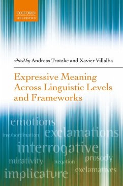 Cover Expressive Meaning Across Linguistic Levels and Frameworks (eBook, PDF)