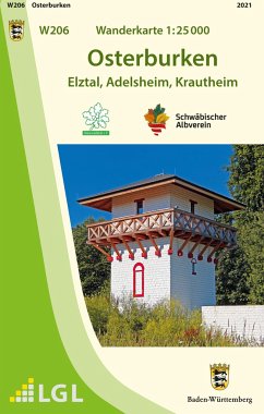 Cover W206 Wanderkarte 1:25 000 Osterburken