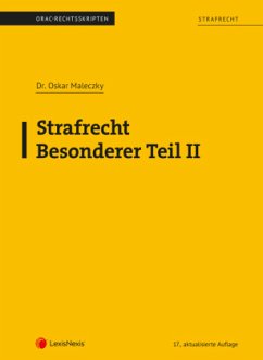 Cover Strafrecht - Besonderer Teil II (Skriptum)