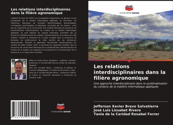 Les relations interdisciplinaires dans la filière agronomique