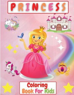 Princess Coloring Book For Kids - Venezia, Manlio