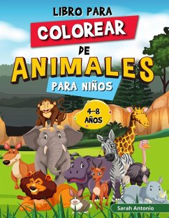 Cover Libro para Colorear de Animales para Niños