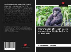 Interpretation of French words: sources of conflict in the North of the PNVi? - Kambale Luhemba, Josias