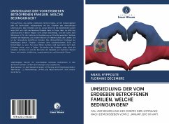 Cover UMSIEDLUNG DER VOM ERDBEBEN BETROFFENEN FAMILIEN. WELCHE BEDINGUNGEN?